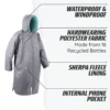 Hooded Changing Robe - Grey - Waterproof & Windproof - Osprey - Image 7