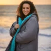 Hooded Changing Robe - Grey - Waterproof & Windproof - Osprey - Image 5