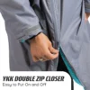 Hooded Changing Robe - Grey - Waterproof & Windproof - Osprey - Image 3